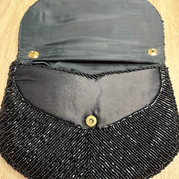 Vintage Gorgeous Handmade La Regale Beaded Evening Clutch Bag - Picture 3 of 4